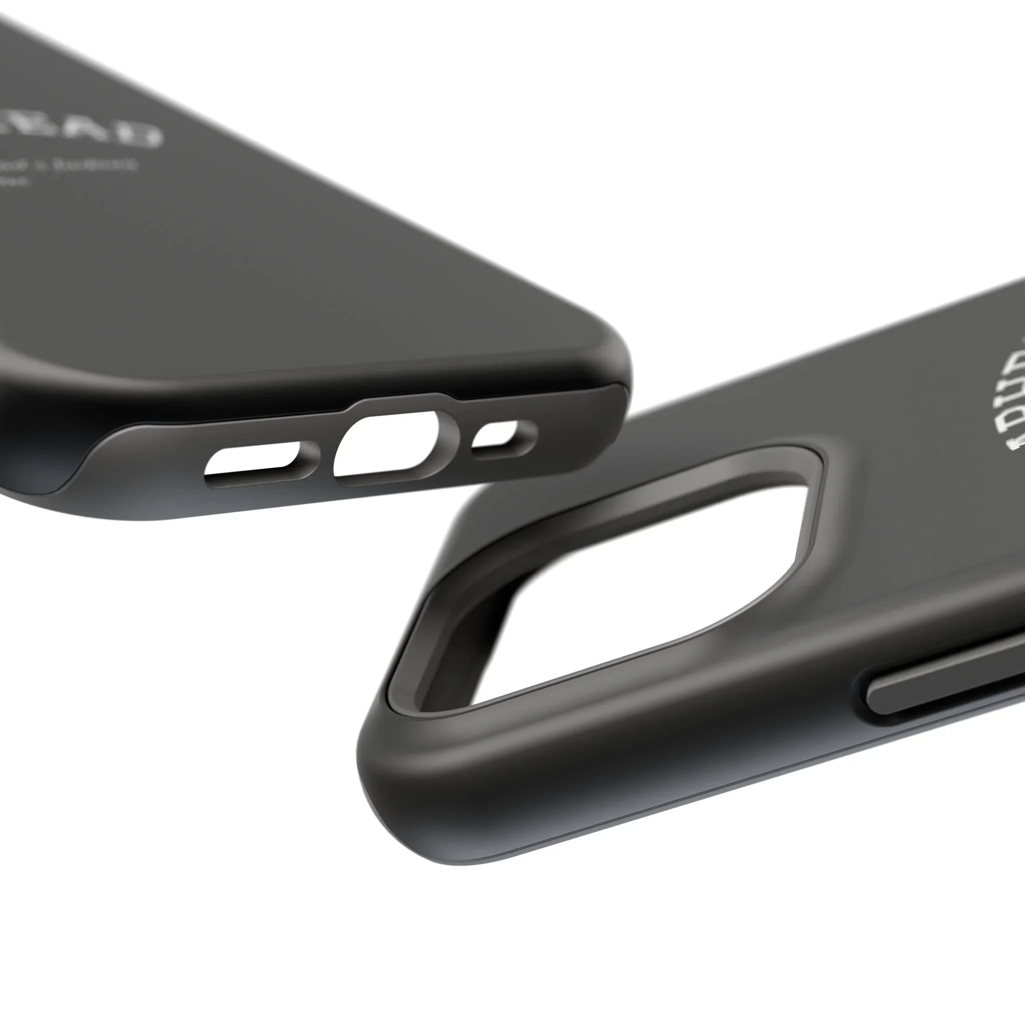 Slabhead Impact-Resistant Phone Case — Glossy Black Protective Cover with "Slabhead" Text Printify