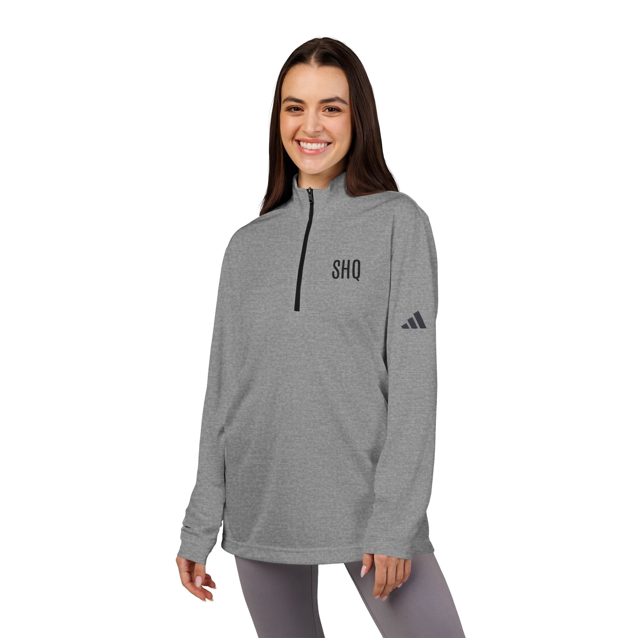 Adidas Quarter-Zip Pullover — SHQ Embroidered Printify