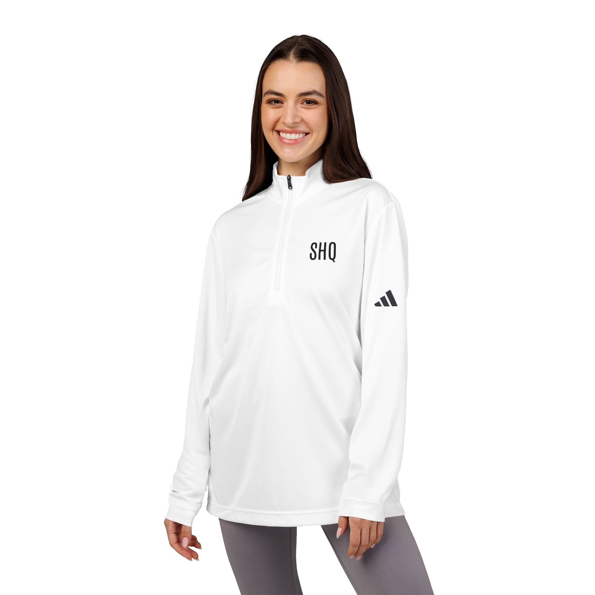 Adidas Quarter-Zip Pullover — SHQ Embroidered Printify