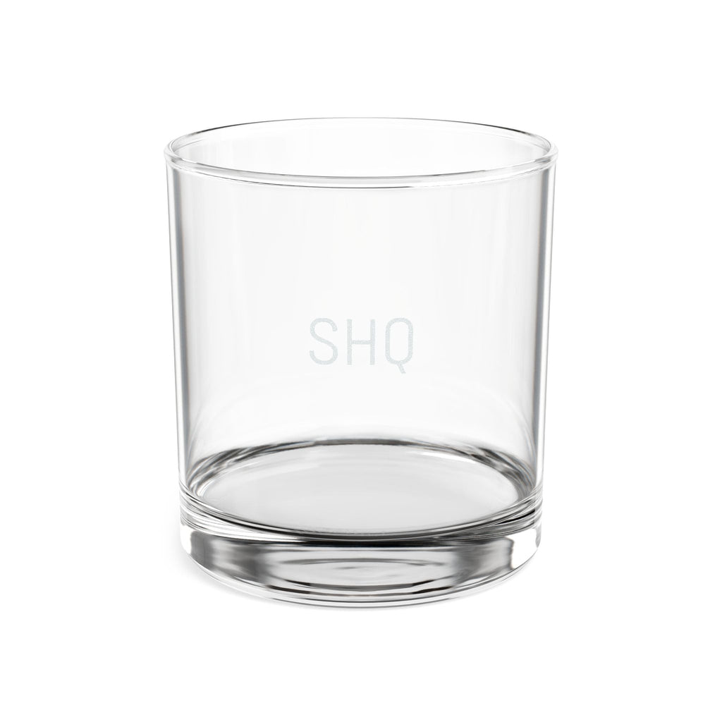 Custom Shithousery HQ Engraved Whiskey Glass – 10.5 oz Printify