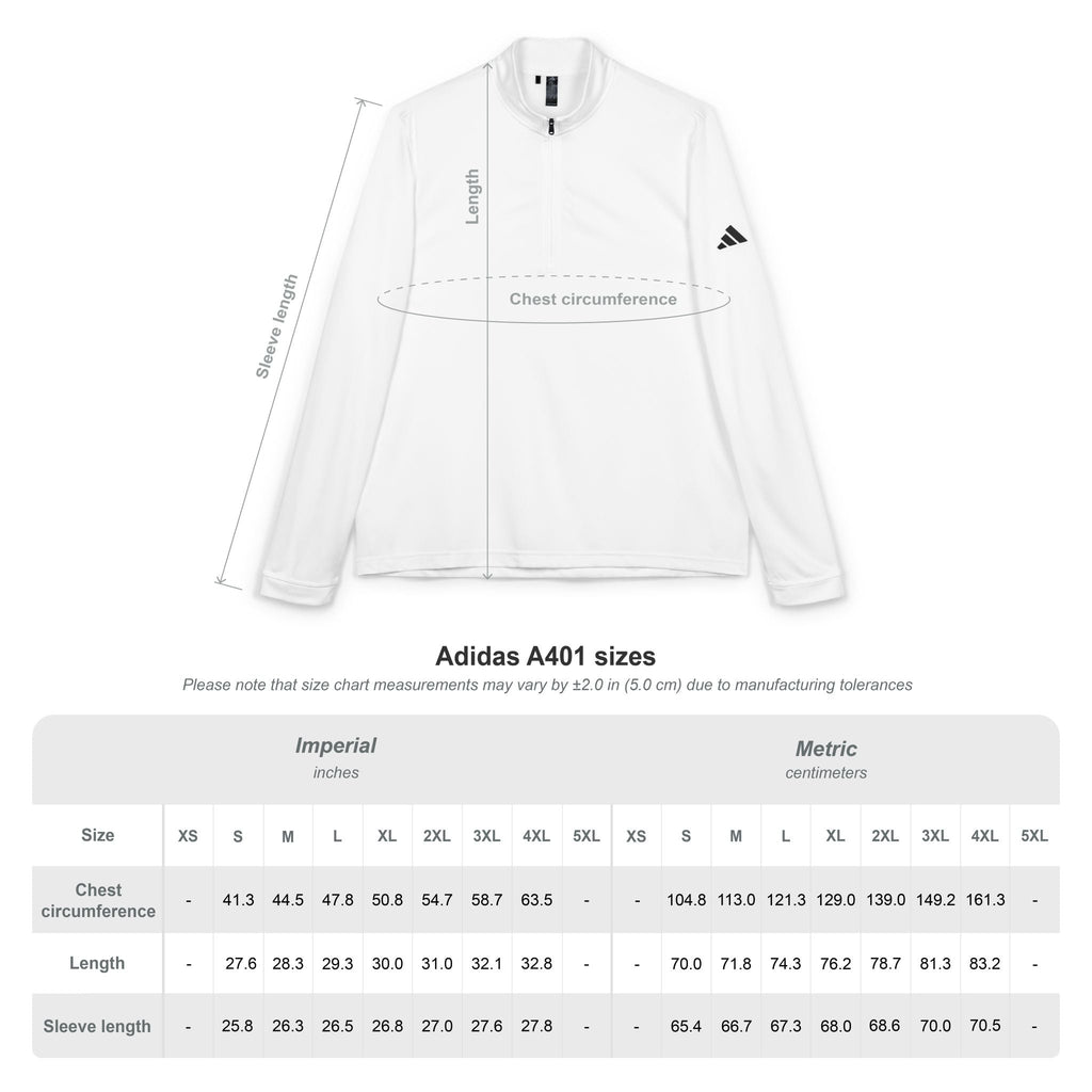 Adidas Quarter-Zip Pullover — SHQ Embroidered Printify