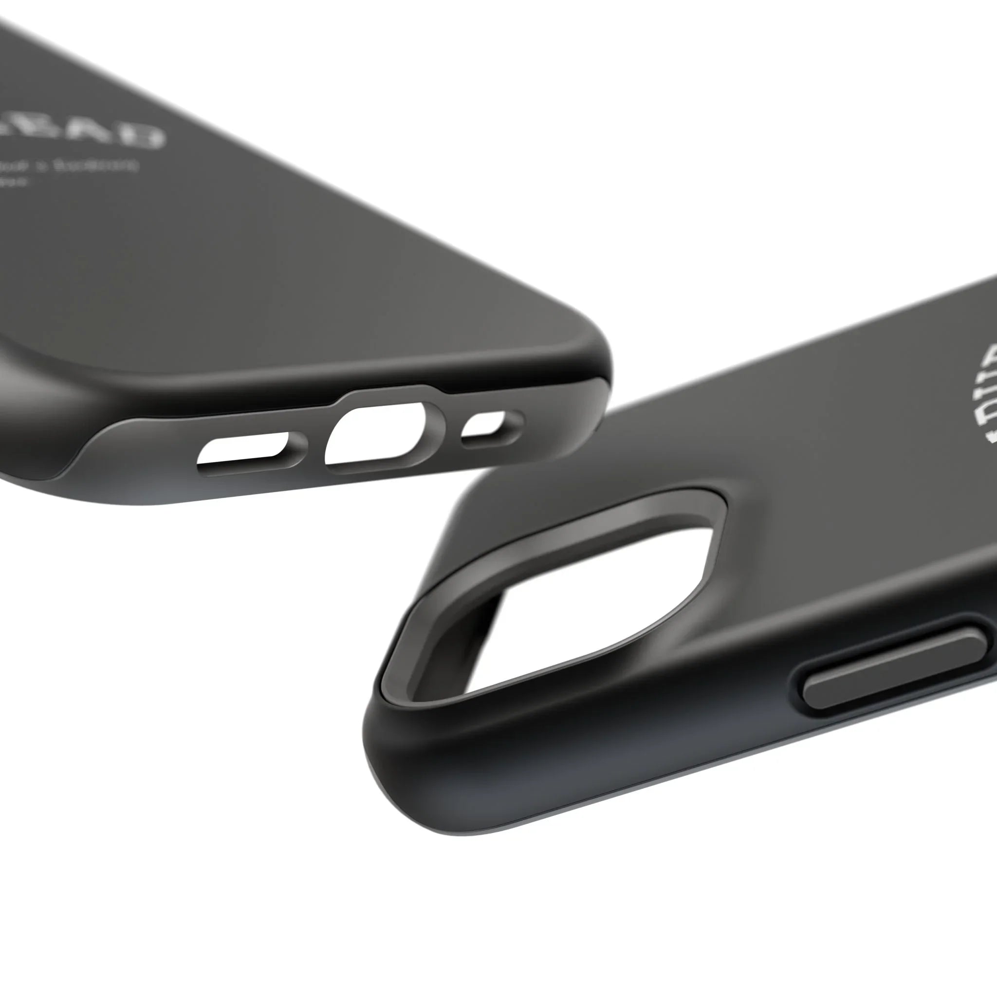 Slabhead Impact-Resistant Phone Case — Glossy Black Protective Cover with "Slabhead" Text Printify