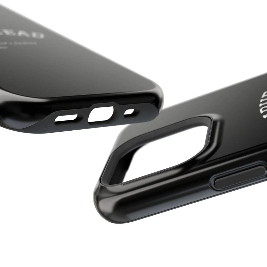 Slabhead Impact-Resistant Phone Case — Glossy Black Protective Cover with "Slabhead" Text Printify